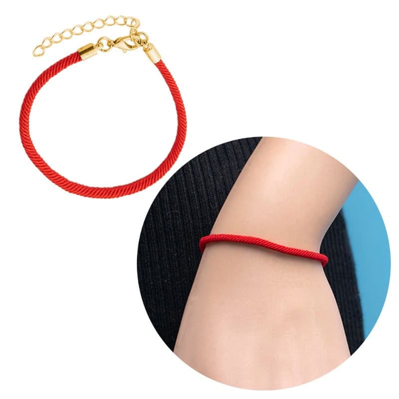 GODD Pulseira De Corda Boa Fortuna Jóias Fio Cabo Proteções Pulseiras Ajustáveis