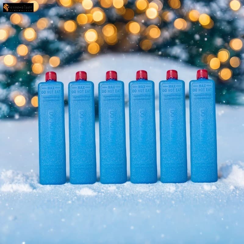 Pacote Com 6 Blocos De Gelo Para Freezer-Caixas De Resfriamento Compactas Ar De Acampamento Ventilador
