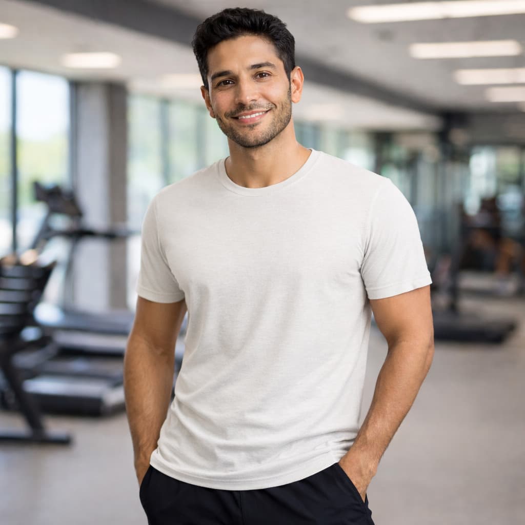 Camiseta Academia Masculina 100% Algodão Fitness Treino Casual Conforto