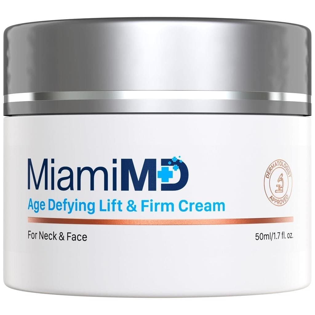 Creme Facial Antienvelhecimento, Lifting e Firmador MiamiMD para Mulheres - Eleva e Firma para Combater o Envelhecimento