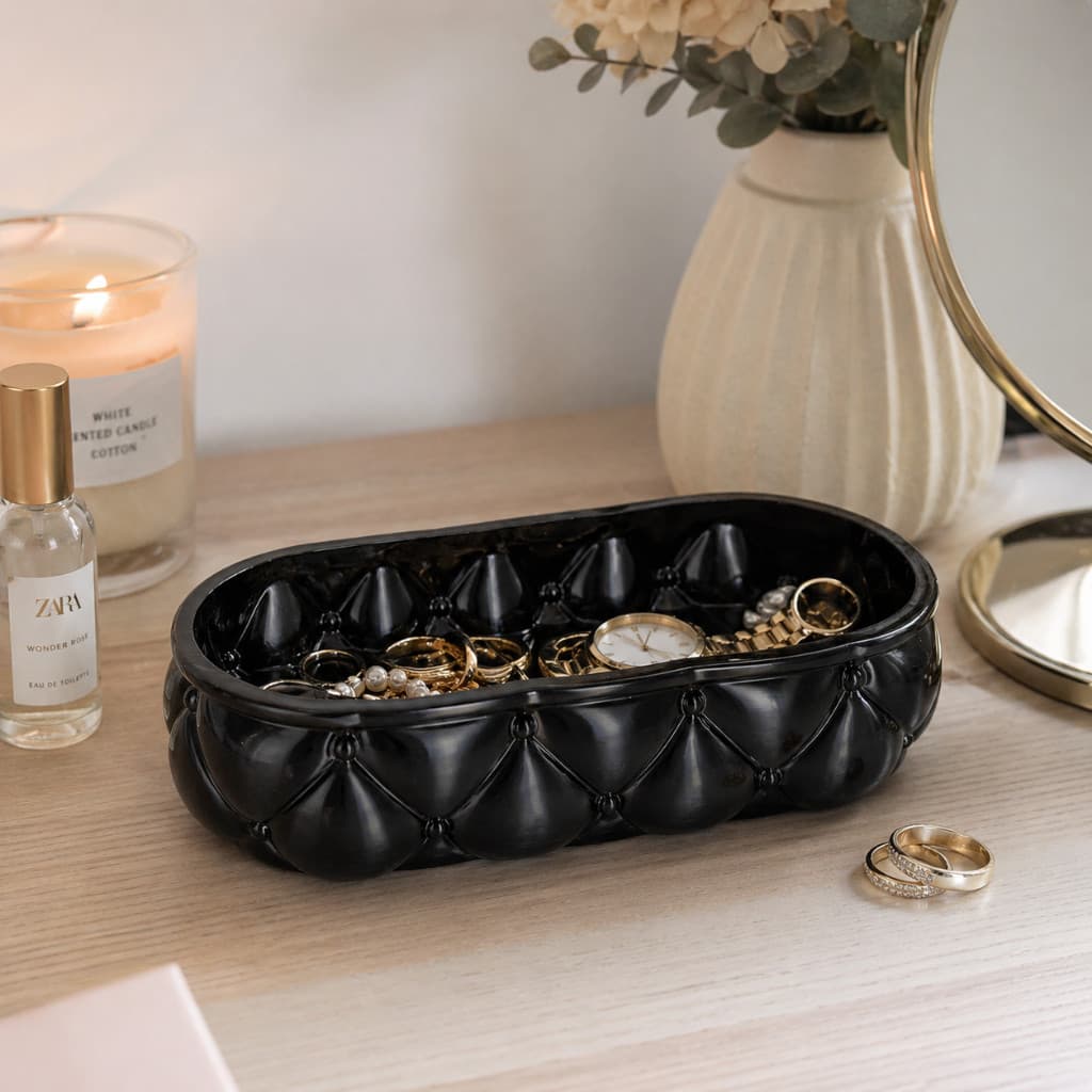 Porta Joias e Maquiagem Organizador 3D | Porta Objetos Decorativo Mesa Quarto
