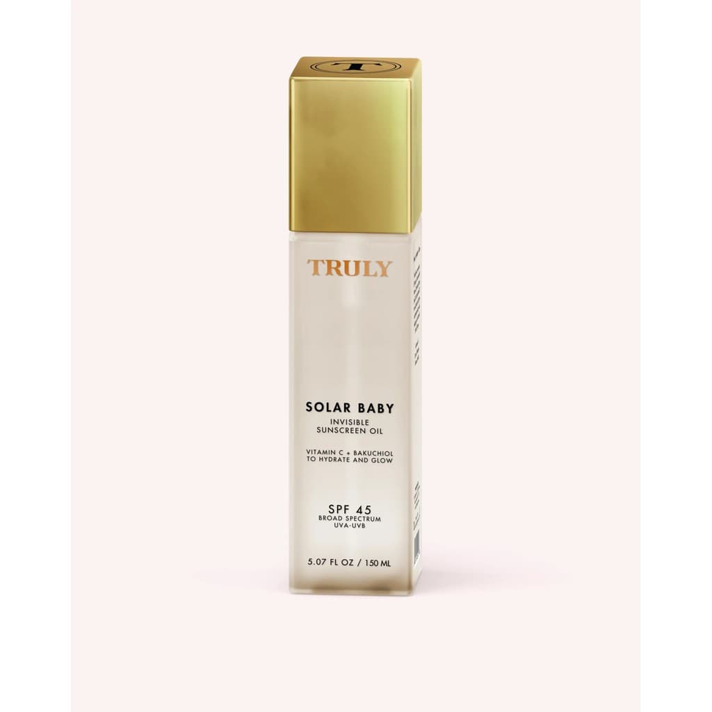 SolarBaby Óleo Protetor Solar Invisível SPF45 - Óleo Protetor Solar Leve e Invisível Contém Vitamina C e Bakuchiol MP2H