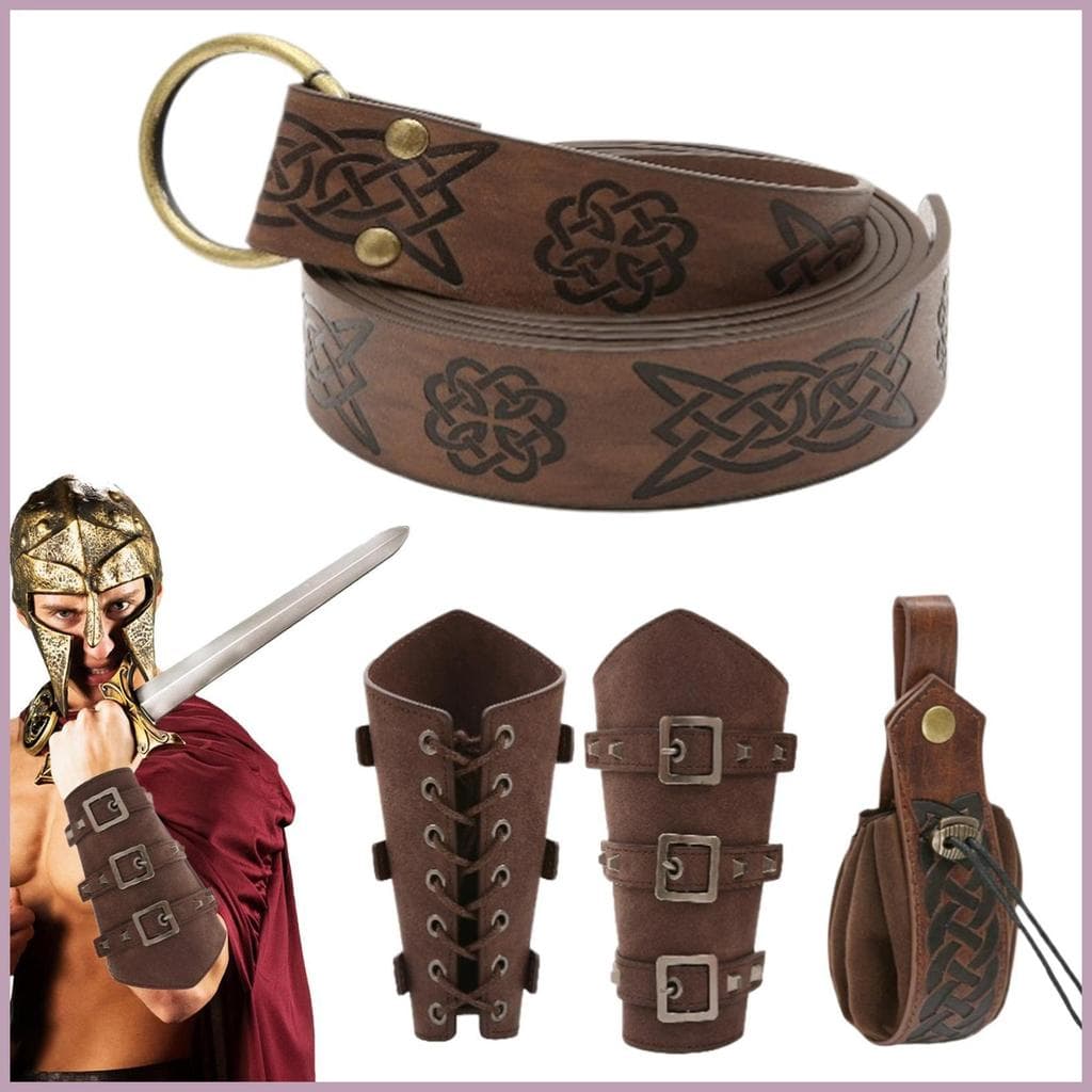 Acessórios Medievais Masquerade Cosplay Cintura Bolsa Cavaleiro Decoração Cinto Para Artistas Desempenho De Palco hyss2b
