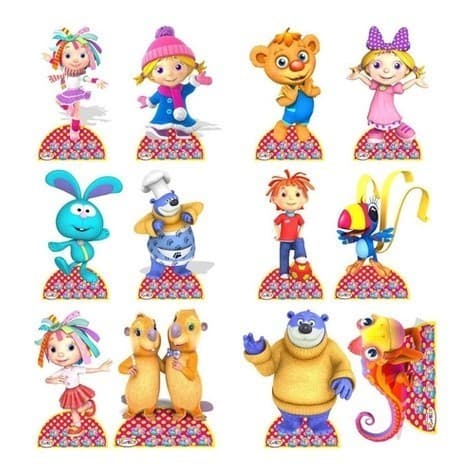 Everything's Rosie - 12 Displays De Festa De 20cm Totens