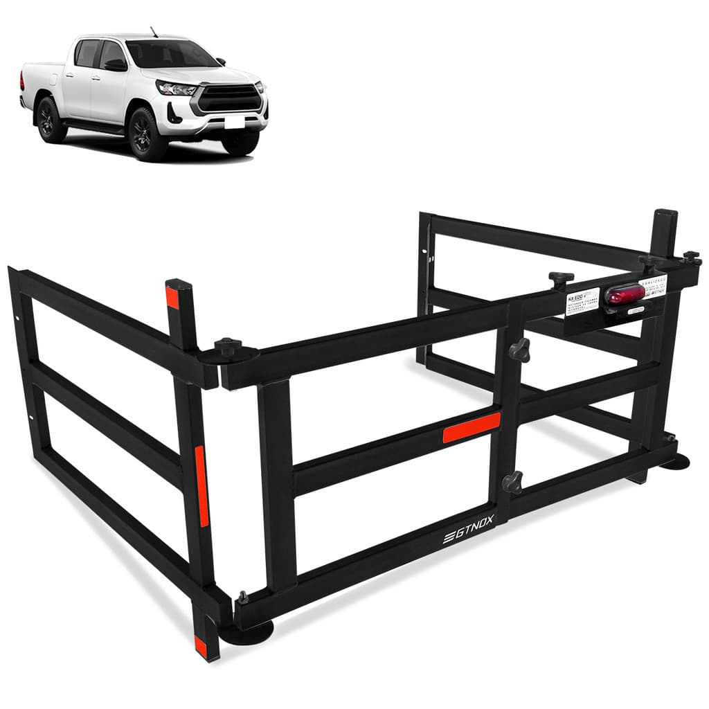 Extensor de Caçamba Toyota Hilux 2016 a 2024 Divisor de Cargas Dobravel EDD Preto