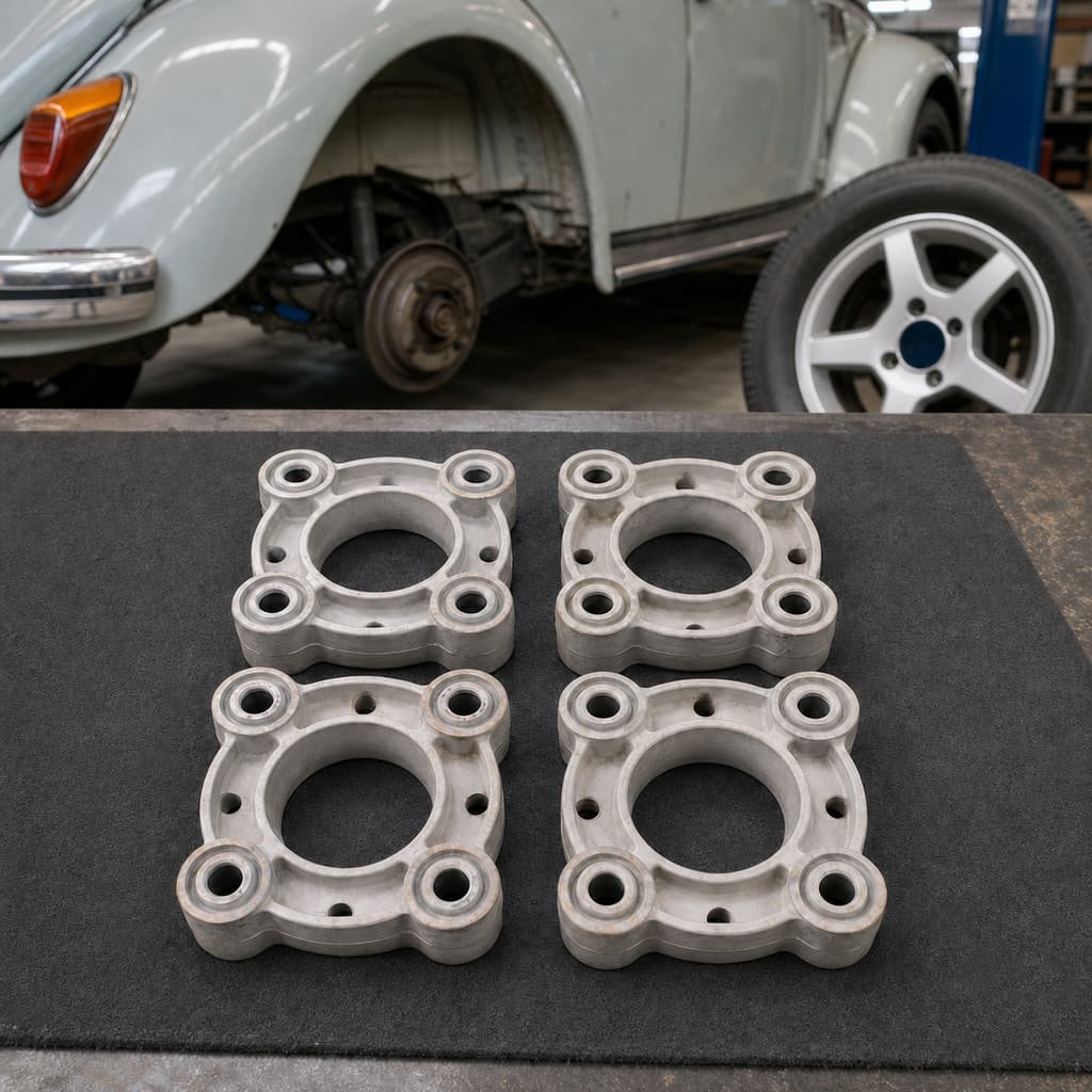 KIT 4 ADAPTADORES DE RODA FUSCA 4X130 PARA 4X108 – 28 MM