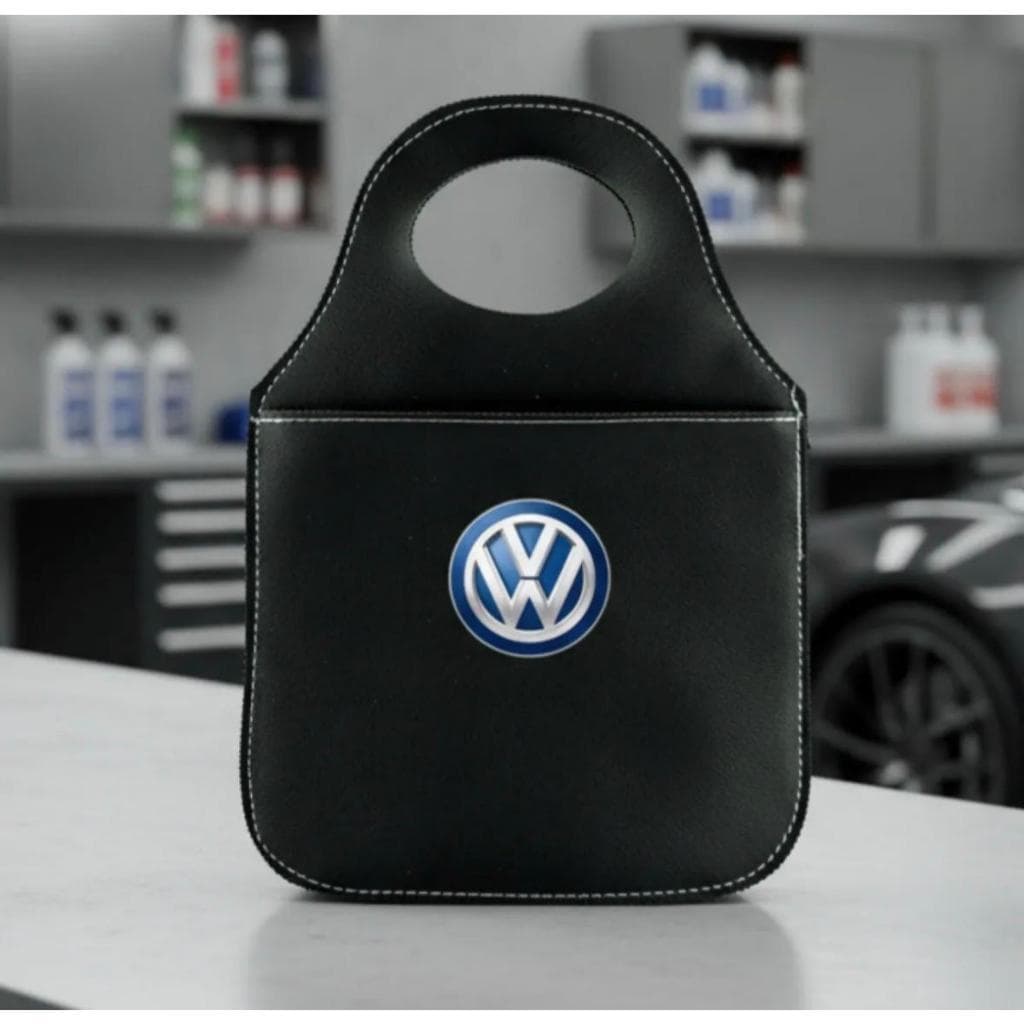 Lixeira De Carro Automotiva Organizadora Porta Lixo Couro Ecologico Objetos Reforçado Envio imediato Lançamento Promoção