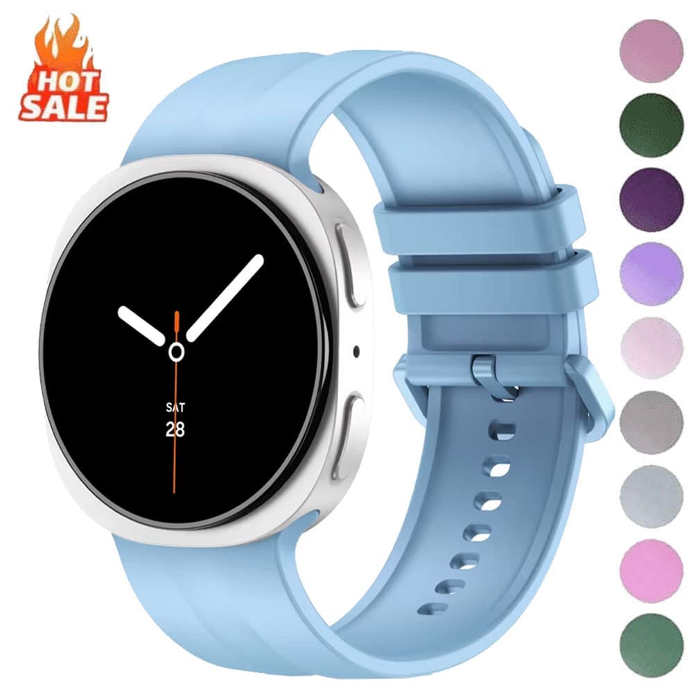 Esporte pulseira De Silicone Para Samsung Galaxy Watch 9 8 40mm 44mm Cinta Acessórios correa Watch8 Clássico 46mm