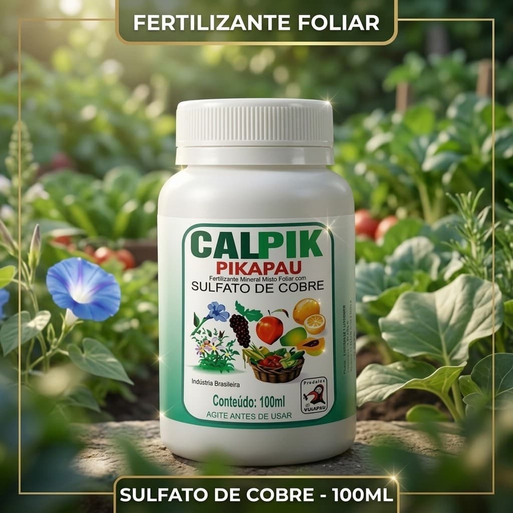 Calpik Calda Bordalesa Sulfato De Cobre 100ml - Fertilizante Mineral