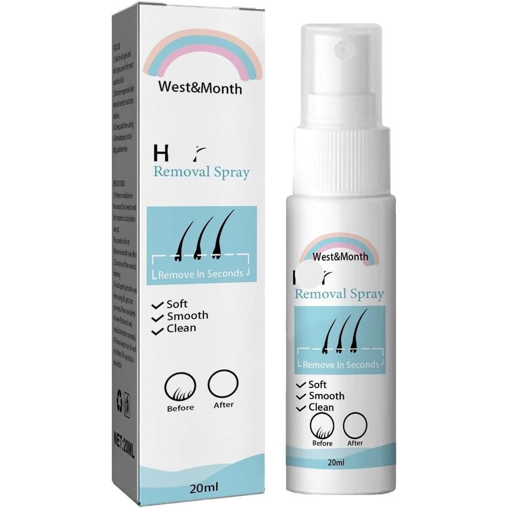 Spray para Remoção de Pelos nas Axilas e Corpo Inteiro - Fórmula nutritiva para a pele, não irritante, utilizada para re