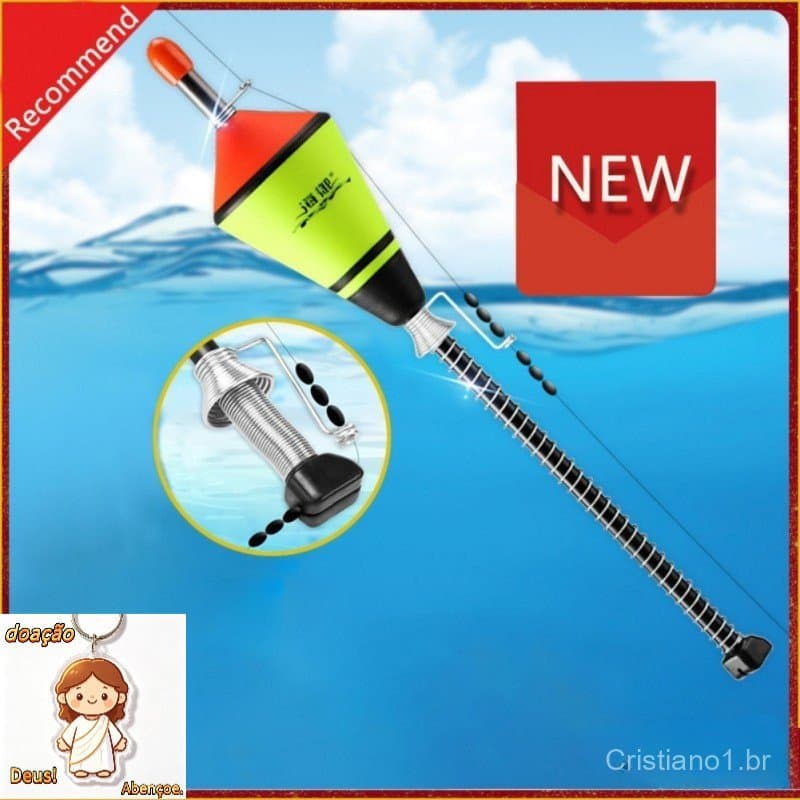Portátil Automático Acessórios De Pesca Equipamento De Pesca Bóia De Pesca Rápida Bobber Definir Dispositivo
