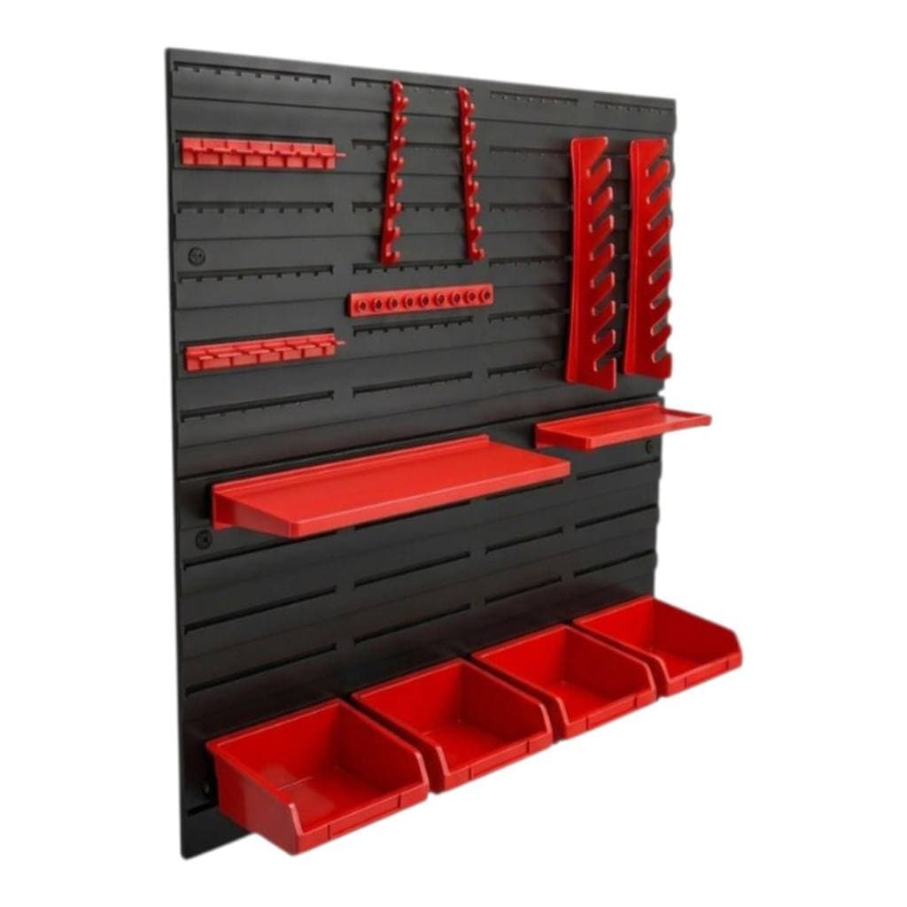 Painel Porta Ferramentas 18pçs Organizador Sgt Tools Vermeho