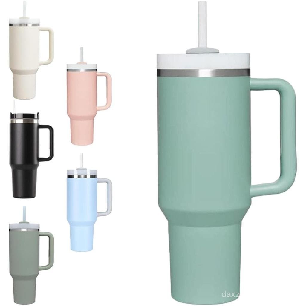 Copo Térmico H&F Clicks, Copo de Aço Inoxidável com Tampa à Prova de Vazamentos para Água, Café ou Chá Gelado. Suporte p