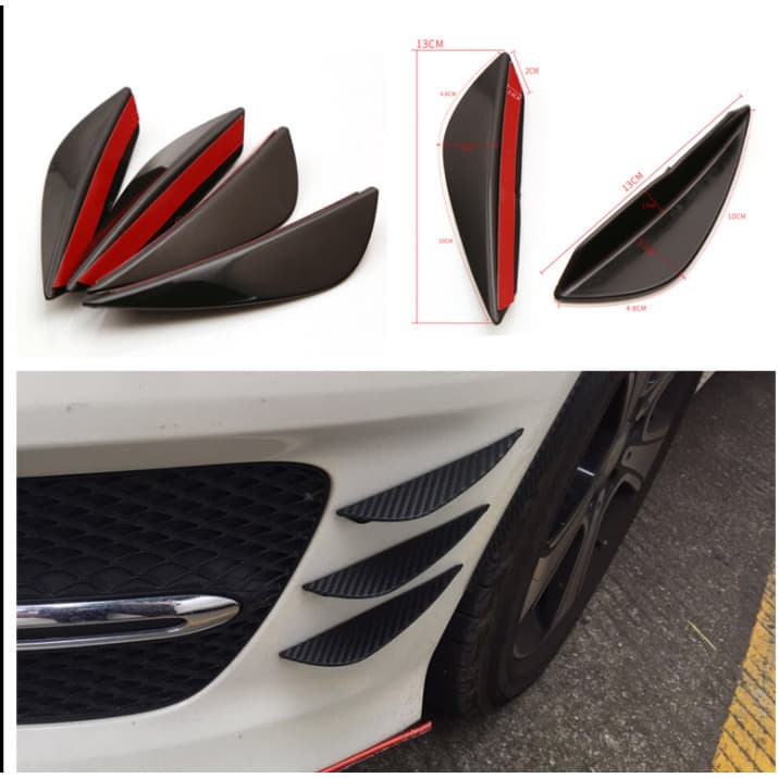 🔥 Spoiler Carro 🔥 Acessório Decorativo Automotivo Defletor de Parabrisa Trim Decorativo Carro Carro Modificado Pára-Ch