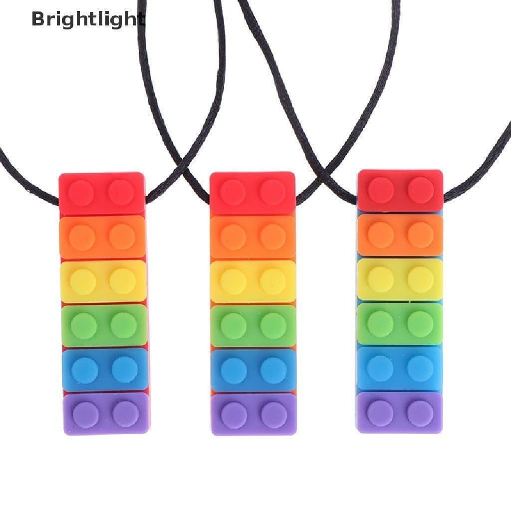 Colar de Silicone Grande e Ecológico para Mastigar e Estimular os Sentidos [BR] 9QB9