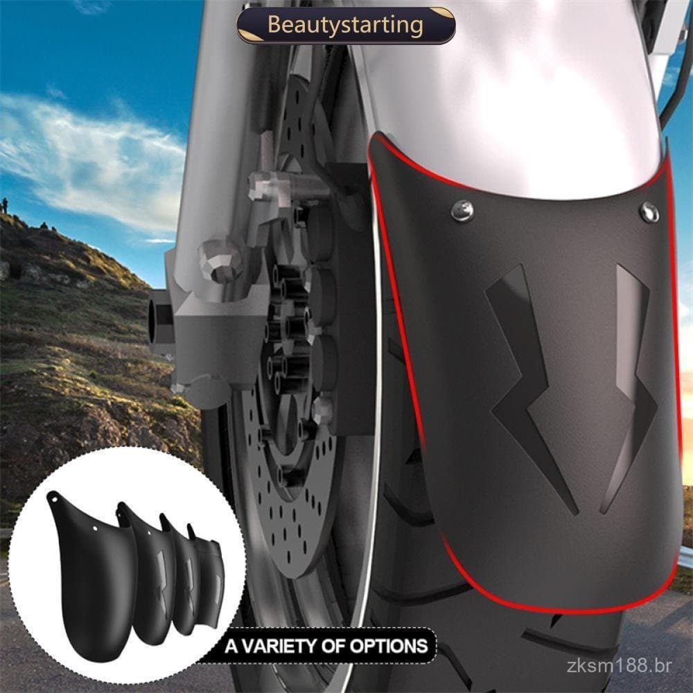 Extensor universal de para-lamas de motocicleta, estende o para-lamas dianteiro, assim como as rodas traseiras e diantei