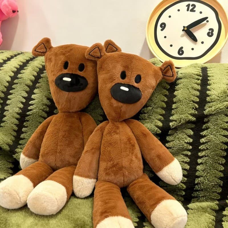 Mr Bean Urso De Pelúcia Brinquedo Desenho Animado Comédia Filme Figura Bonito Bebê Animal Boneca Mini Travesseiro