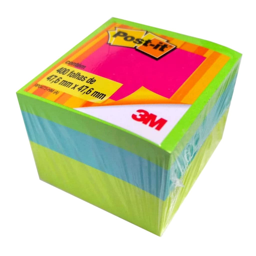 Bloco de Notas Adesivas Post-it 400 Notas - 3M VERDE