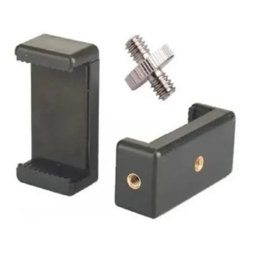 Suporte Clip Para Celular, Com Rosca 1/4 P/tripé Universal com parafuso