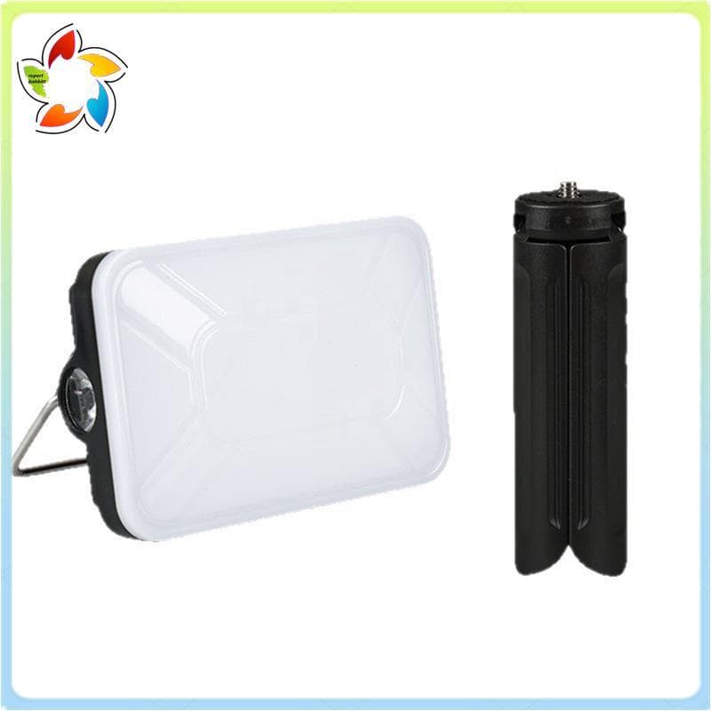 Lâmpada De Acampamento Recarregável Portátil Com 6 Modos De Luz Lanterna Led Ao Ar Livre Da Barraca Incluindo Tripé