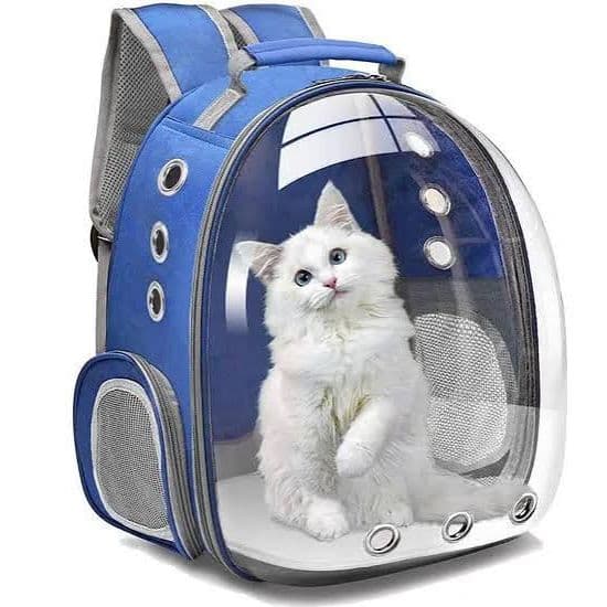Bolsa Mala Respirável para Viagens Ida ao Veterinário Passeios Mochila com Visão Panorâmica Estilo Astronauta