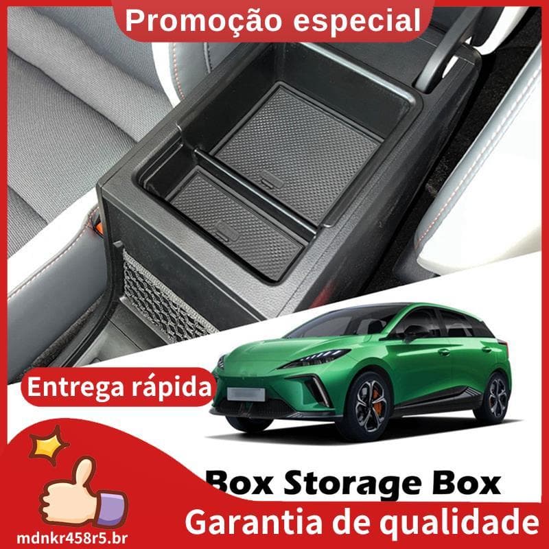 Caixa De Armazenamento Do Apoio De Braço Central Carro Para MG 4 MG4 EV Mullan 2023 Console Organizador Recipientes Band