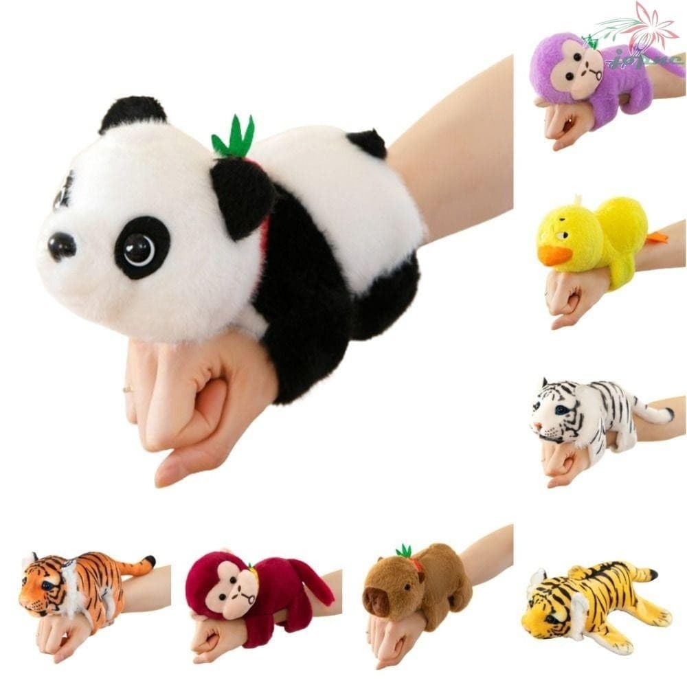 JOPNE Boneca de Pelúcia Chapéu Pulseira Série Capivara Porco Panda Macio Decoração de Casa Pulseira