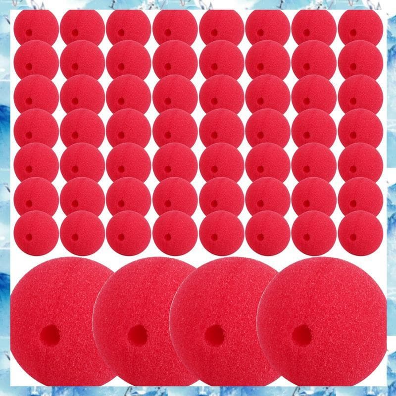 [Bcdx] 60 Peças Narizes De Palhaço Vermelho Cosplay Espuma Para Halloween Natal Carnaval Fantasia Festa Vestir-Se