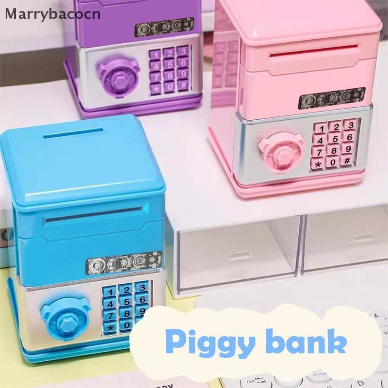 [MAR] Banco Criativo De Poupança De Tamanho Mini , Cofrinho De Armazenamento Infantil , Para Meninas , Presente De Anive