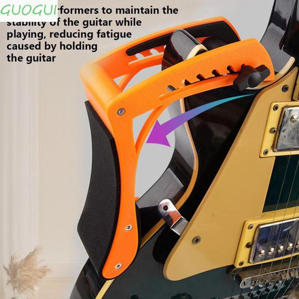 Apoio Para Os Pés Guitarra GUOGUI , Suporte Portátil Ajustável , Descanso Pernas De Prático Profissional Ergonômico