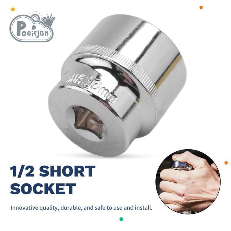 36mm Hex Soquete 6 Pontos Bit Para Chave De Catraca Ferramentas Manuais De Reparo Automático Com Unidade À Prova De Ferr