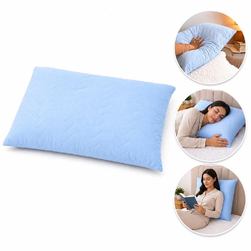 TRAVESSEIRO FIBRA REFRESCANTE BLUE ICE FIRME TOQUE GELADO