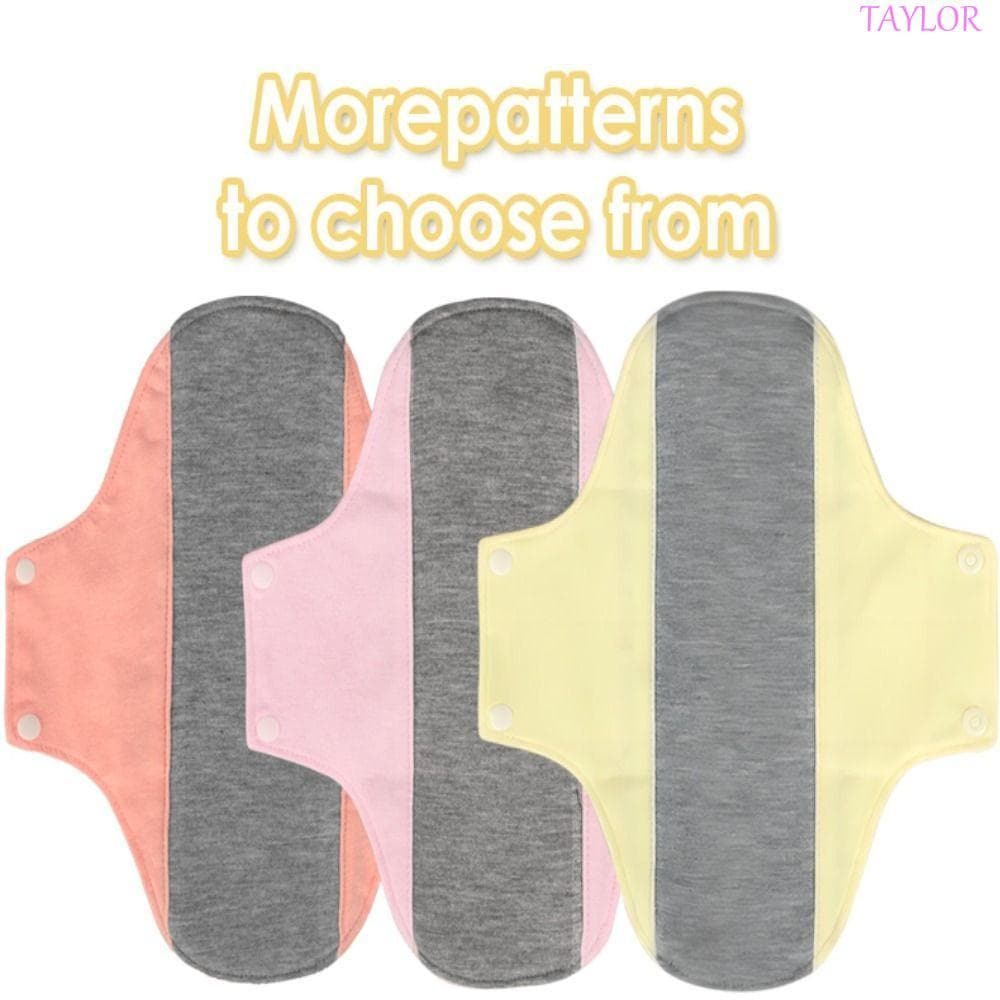 TAYLOR 6 Unidades De Almofadas De Pano Menstrual , Guardanapo Sanitário De Grafeno 23 Cm , Forro De Calcinha Macio Reuti
