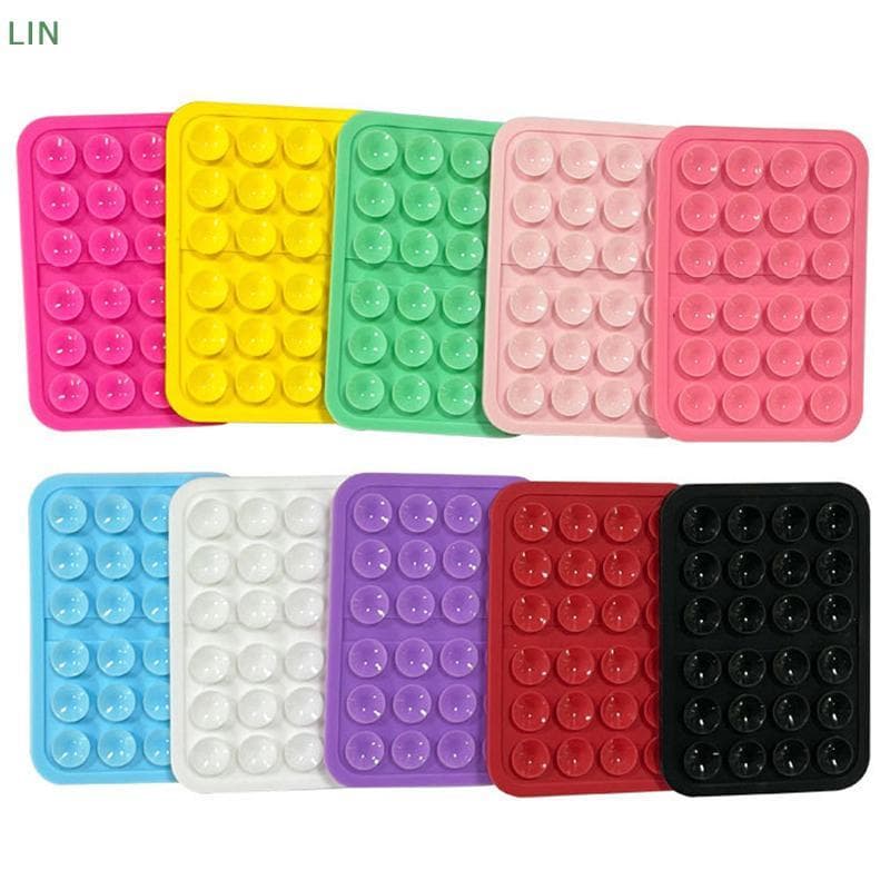Suporte De Capa De Telefone Com Ventosa De Silicone-Forte Mãos-Livres De Dupla Face Para Android Espelho De Carro Cozinh