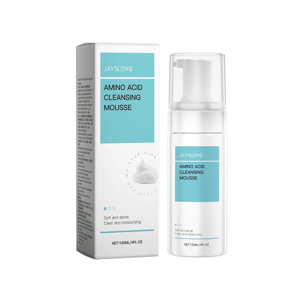 Mousse de Limpeza com Aminoácidos, Sabonete Facial Suave com Extrato de Centella Asiática e Lilium Candidum, Limpador Fa