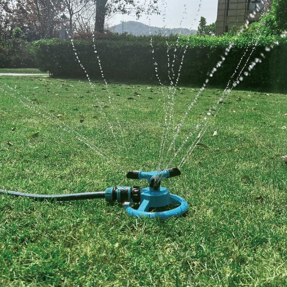 Aspersor de Jardim Automático Kadaon, Sistema de Irrigação de Gramado com Cobertura de Grande Área e Rotação de 360 Grau