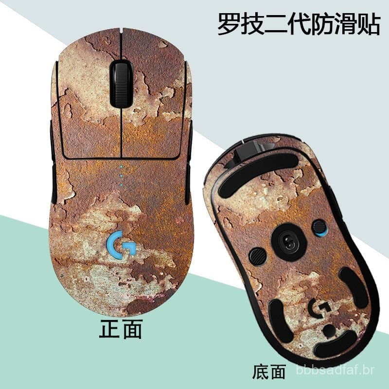 Novos adesivos antiderrapantes da geração Logitech GPW2, adesivos coloridos personalizados, adesivos anti-suor, película