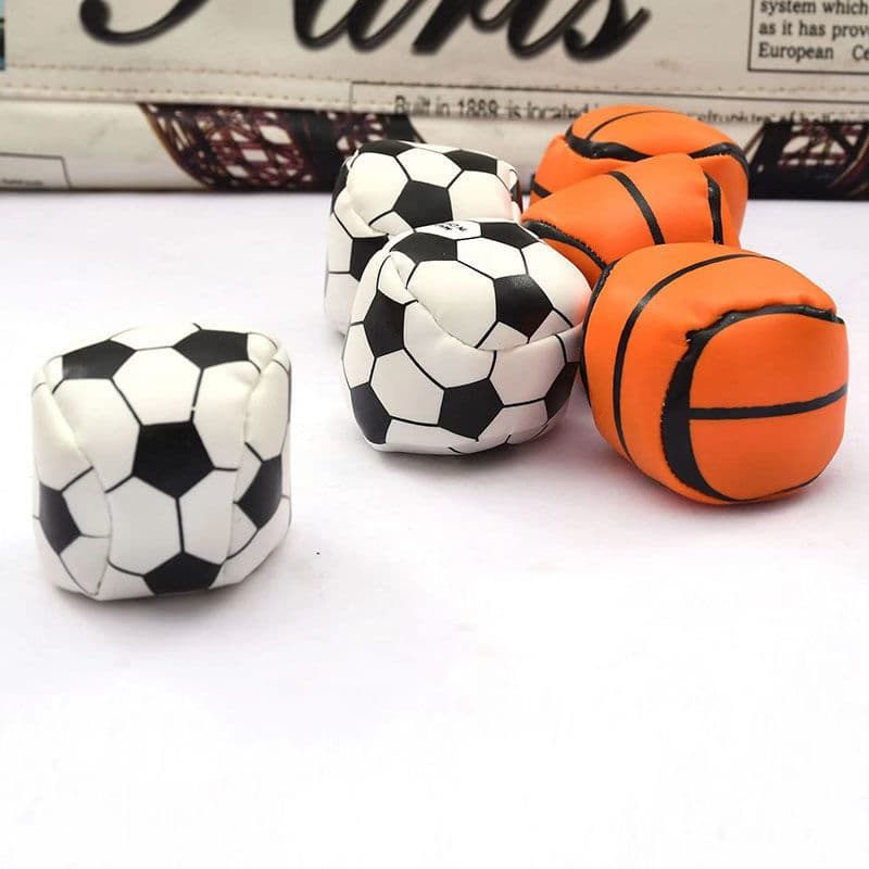 Saco de areia crianças esportes ao ar livre jogando brinquedo clássico 5CM basquete futebol esportes ao ar livre brinque