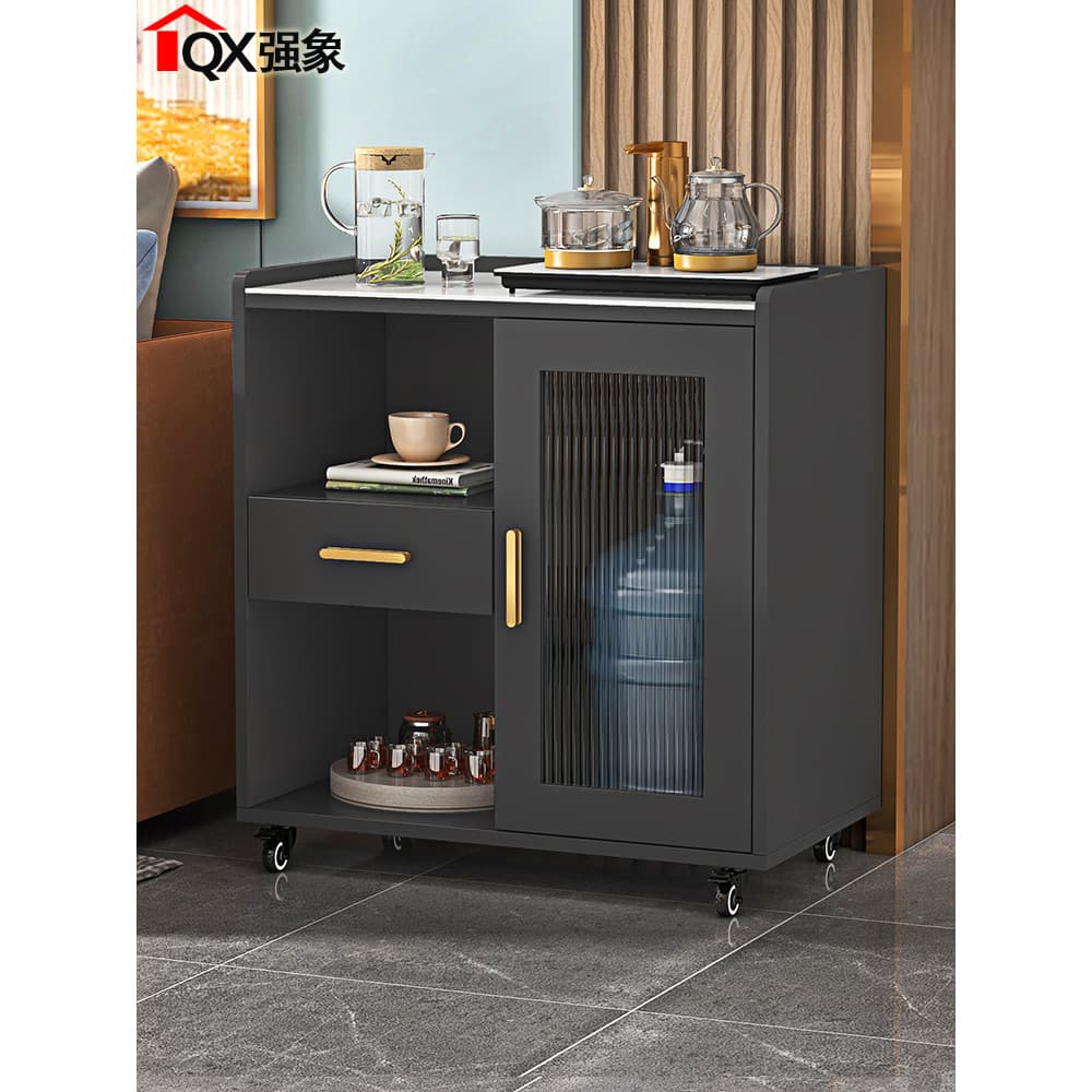 Luz de luxo ardósia sofá armário lateral sala estar mesa lateral móvel mesa canto moderno simples mesa café armário arma