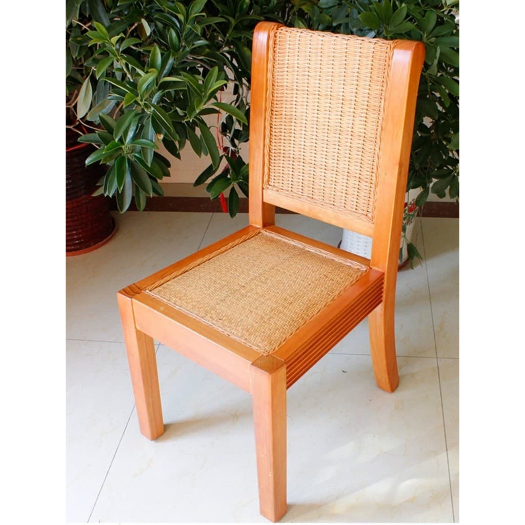 Importado ágata Rattan tecido cadeira de jantar casa cadeira pátio lazer volta cadeira casa sala estar jantar Cha
