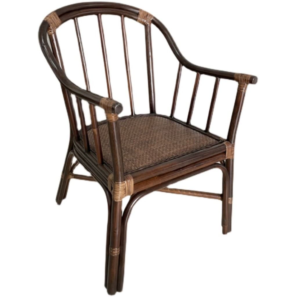 Planta Rattan Master Chair Único Lazer Círculo Cadeira Ming Qing Antigo Chapéu Oficial Cadeira Palácio Cadeira Mesa de C