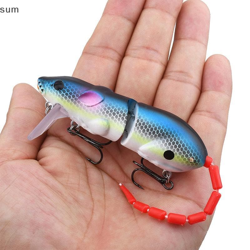 [sum] Isca De Rato De Plástico Artificial Pesca Swimbait Rat Pike Bass Minnow Floatingbaits Acessórios De Conto BR
