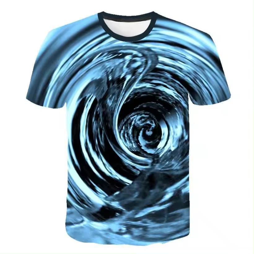 Melhor Vendedor Hipnose Tontura Engraçado Camisetas Impressão 3D Das Mulheres Dos Homens Manga Curta T Camisa Streetwear