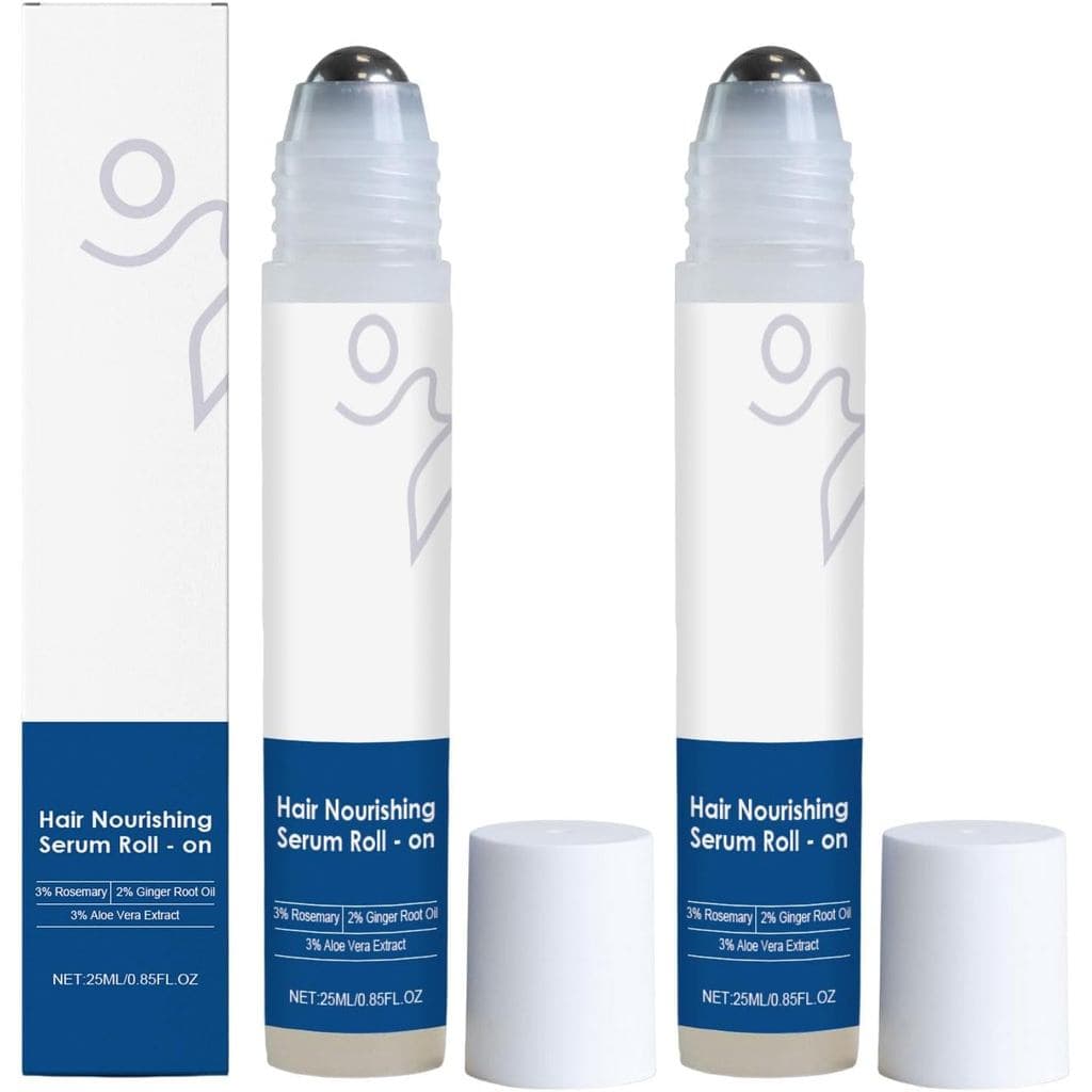 Sérum Roll-On de Alecrim, 3% Alecrim, 3% Redensyl e 2% Anagain, Sérum Capilar Bloqueador de DHT Promove o Fluxo de Oxigê