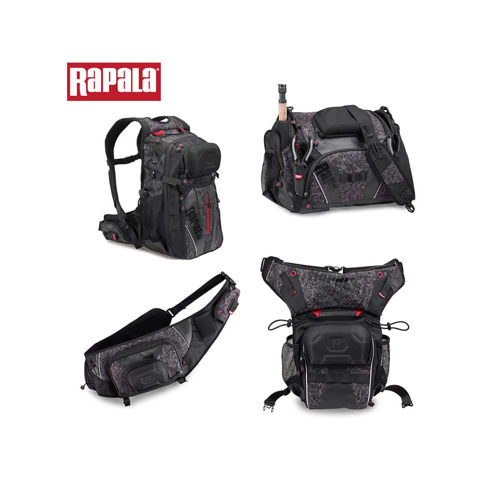 Rapala Finlândia Rapala City Bolsa de isca de pesca Bolsa mensageiro Bolsa de cintura Bolsa de pesca Mochila Bolsa de eq