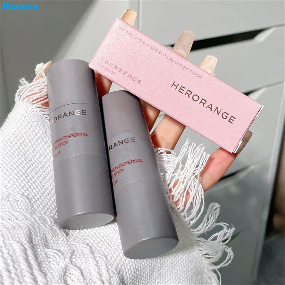 Bastão de Blush para Realçar as Maçãs do Rosto - Design de Ponta Dupla - Cobertura Construível - Ideal para