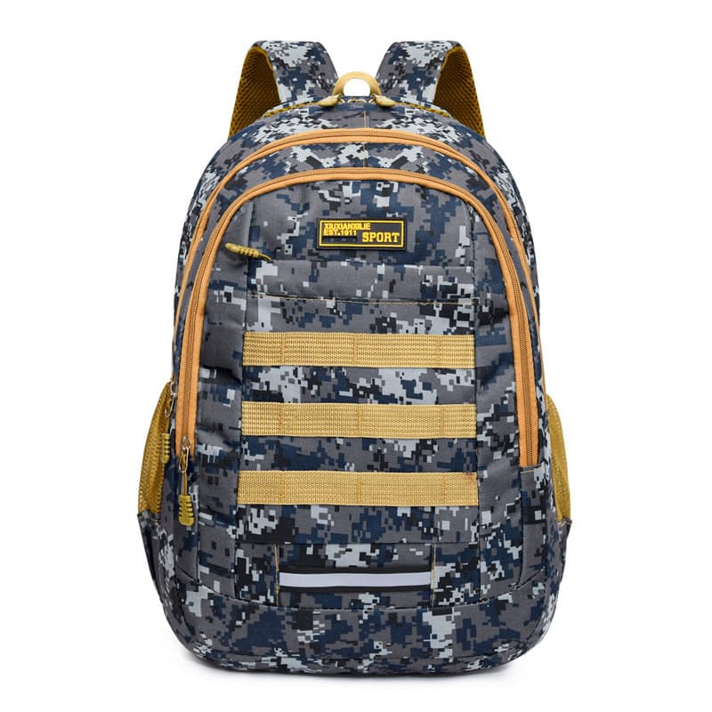 Mochila multicamuflada, mochila de viagem resistente à água, mochila de montanhismo para atividades ao ar livre, expansí