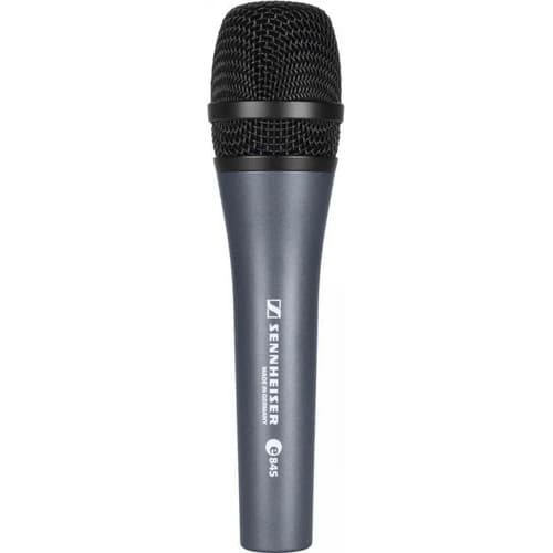 Microfone Sennheiser E845 Super Cardióide Dinâmico De Mão Cor Preto