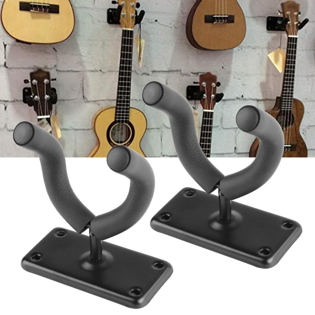 Daconovo suporte de guitarra cabide aparência simples 50lb carregamento gancho elétrico fixado na parede aplicável para