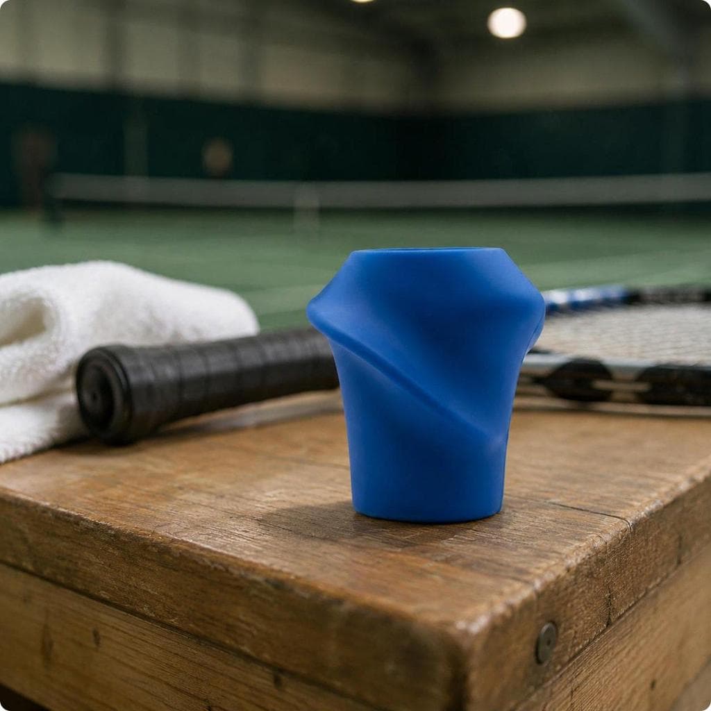 [hellery] Corretor De Aderência Para Raquete De Tênis Flexível Silicone Guia De Colocação Manual Ferramenta De Treinamen